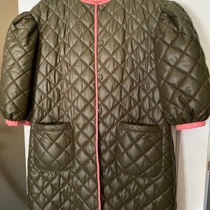 Clare V Olive OR Pink Puffer Coat
